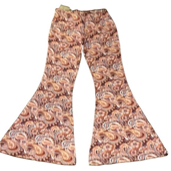 Natural Life NWT adorable paisley pull on Bell bottom pants szL - Picture 4 of 4